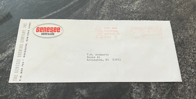 VINTAGE GENESEE BEER PAPER ENVELOPE GENESEE BREWNG CO ROCHESTER NY