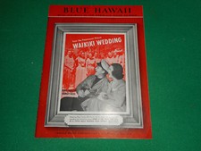 Blue Hawaii Waikiki Wedding 1937 movie sheet music Bing Crosby