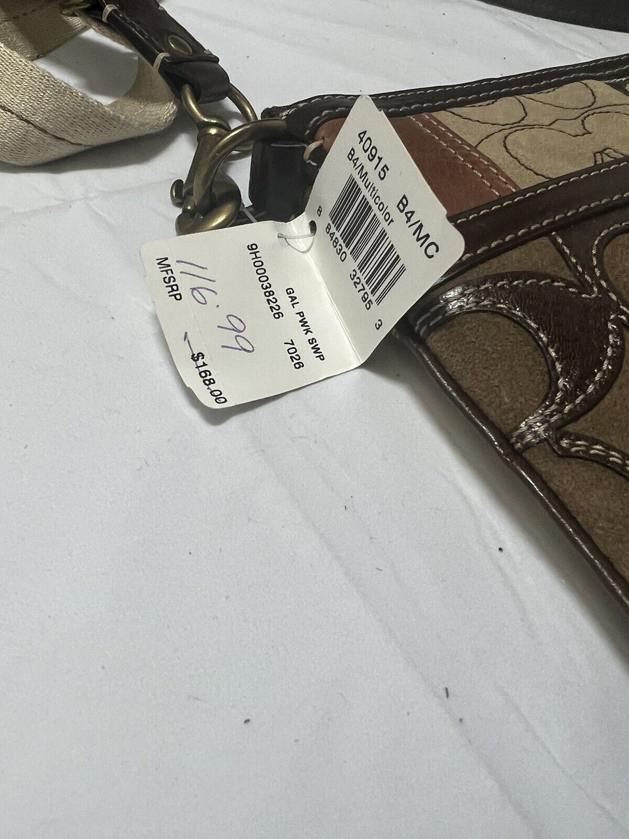 COACH Patchwork Animal Print Messenger CrossBody Shoulder Bag