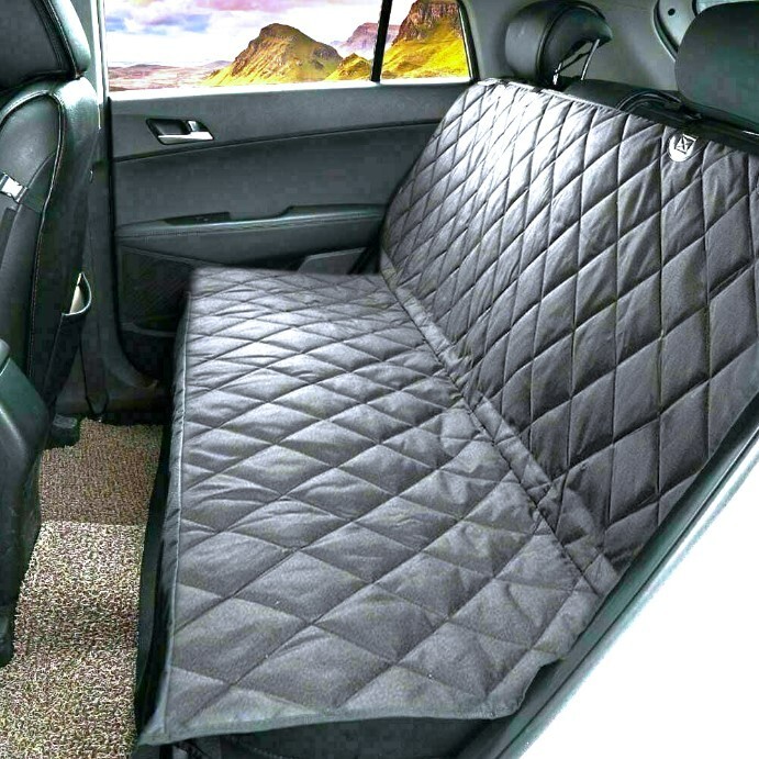 FITS RENAULT CAPTUR Quilted Grey Rear Seat Cover Pet Spill Seat