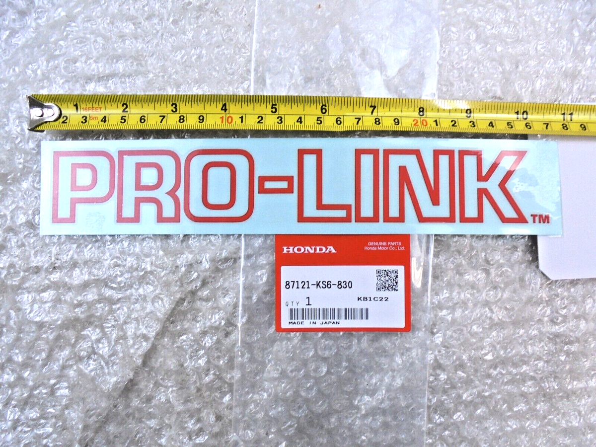 Honda CR 125 250 500 88-89 PRO-LINK Swingarm Sticker Decal New OEM