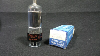 Vintage PHILCO 12BQ6GTB / 12CU6 Vacuum Electron Tube NOS Untested  FREE SHIPPING