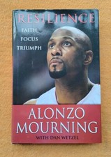 Alonzo Morning Signed Resilience Faith Focus Triumph HC Book HOF NBA Miami Heat