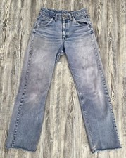 Vintage Lee Riders Purple Denim Jeans Men Zip Made in USA 70s