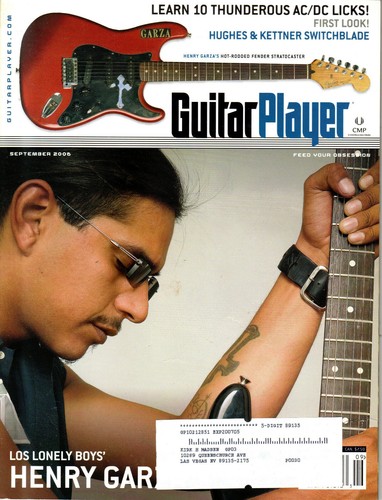 Guitar Player Magazine September 2006 Henry Garza AC/DC Peter Banks | eBay