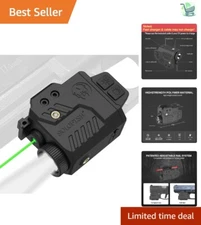 700 Lumen Polymer Tactical Flashlight with Versatile Green/Red/Blue Laser Beam