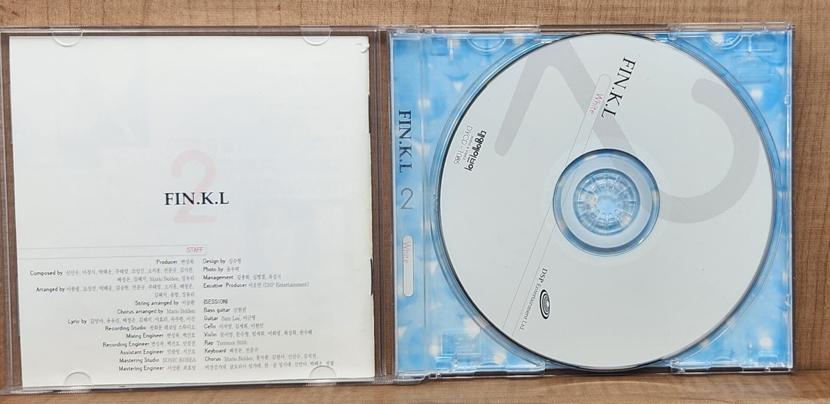 Fin.K.L White 2nd Album Korean K-Pop Dance Pop CD | eBay