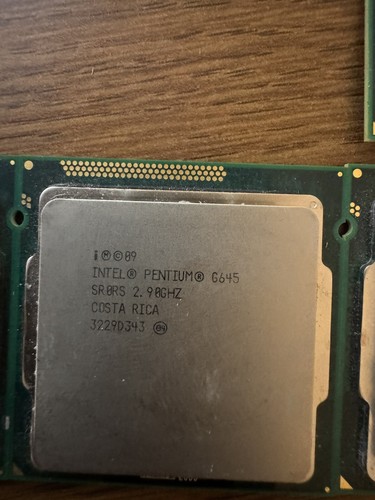 Intel CPU Lot- (5) Pentium G645, (1)Pentium E7400 - Picture 2 of 3