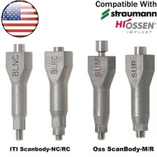 US Dental CAD/CAM lmplant Scan Body Fits Hiossen Osstem M/R Straumann ITl NC/RC
