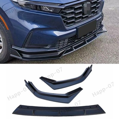 ZTT Gloss Black Front Bumper Lip Chin Spoiler – 3-Piece Kit – For Honda CR-V 2023+ (Not For Sport Model) - View #5