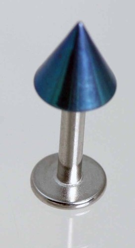 Labret and Barend Spike -Cone -Dome Tragus- Rook -Lip- Ear areas 1.6mm (14g) - Picture 17 of 19
