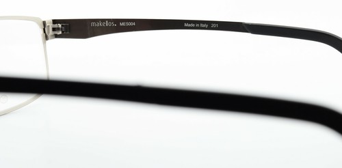 MAKELLOS Potsdam Brille Modell MES004 55-17 145 Stainless Steel Italy c2012 - Picture 6 of 10