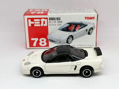 TOMICA 78 HONDA NSX 1/59 TOMY DIECAST CAR NEW (B) Car and box