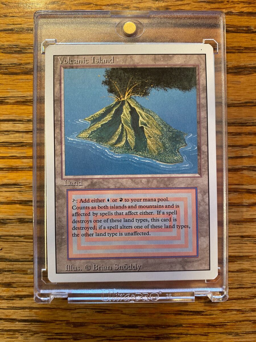 Volcanic Island X (1) MTG Revised Excellent/Near Mint Volcanic Island X (1) MTG Revised Excellent/Near Mint