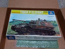1/35 Italeri Models ELEFANT TIGER (P) Sd.Kfz.184 Tank Destroyer No.211 *MINT*