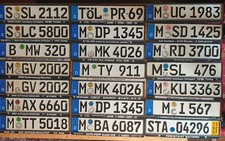 1 plate 1 frame at your choice or 1 match pair 1line and 2line Germany
