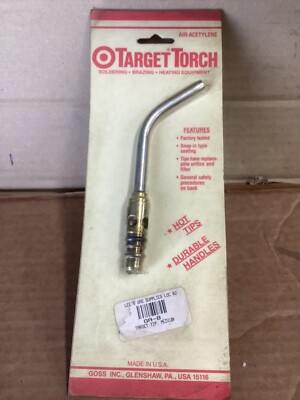 Goss GA-8 Air Acetylene Target Torch Soft Solders 1'' - 2'' MADE IN USA