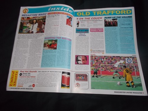 Manchester United Magazine June 1995 Vol 3 No 6 Andy Cole Paul Ince Pallister - Picture 3 of 6