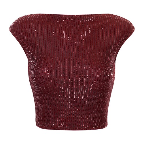 Damen Oben Zuschneiden Dressy T-Shirt Einfarbige Farbe Oberteile Bankett Ladies - Picture 36 of 74