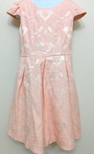 Girls Damask Dress Pink  Formal Dress  Special Edition  Size 12
