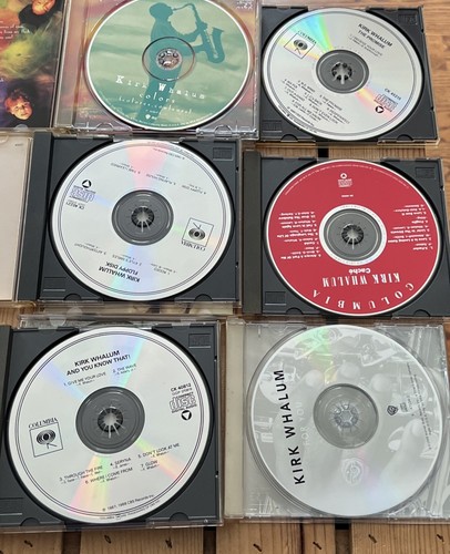 Kirk Whalum 6 CD Lot Floppy Disc And You Know That! For You Cache Colors - Picture 2 of 4