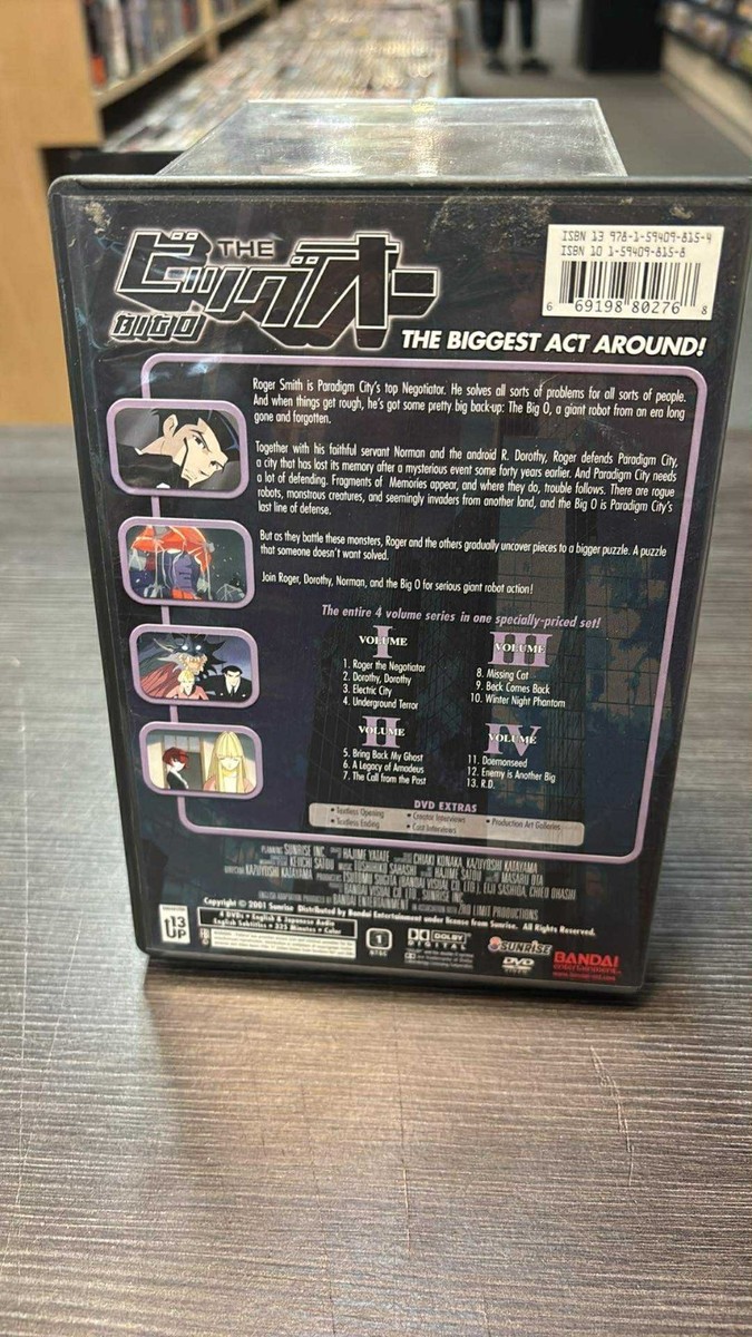The Big O - Complete Collection (DVD, 2007, 4-Disc Set, Anime