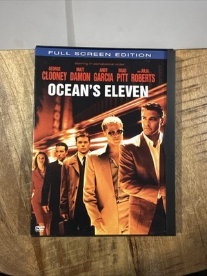 Oceans Eleven (DVD, 2002, Full Screen Edition)