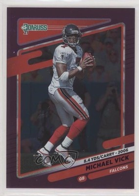 2021 Panini Donruss Season Stat Line 7/8 Michael Vick #238 0nr3