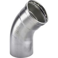 Viega Sanpress Inox Xl-Bogen 578015 64 Mm, 45°, Stahl Nichtrostend, Sc-Contur