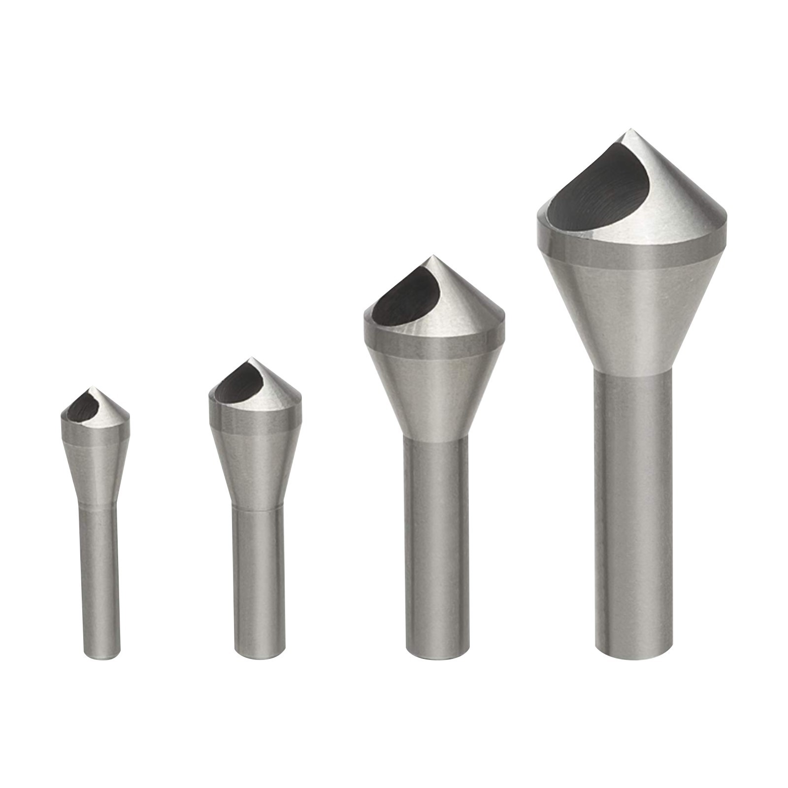 4-piece Countersink Deburring Tool Set, Woodworking Countersink Chamfer Tool - Thumbnail 7