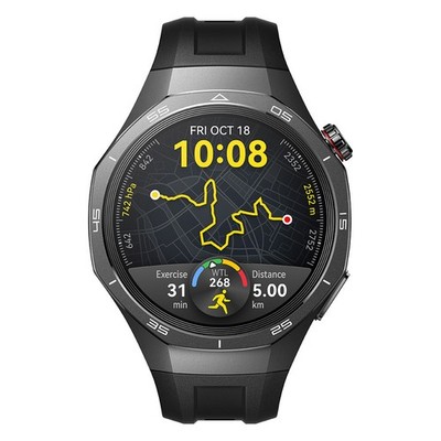 Huawei Watch GT 5 PRO 46MM schwarz, Smartwatch, 326 ppi, SpO2-Erkennung