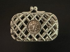Vintage Las Vegas Souvenir Coin Chip Purse~retro souvenir~travel memorabilia~NV