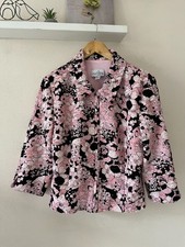 Joseph Ribkoff Floral Print 3/4 Sleeve Blazer Jacket - sz 12