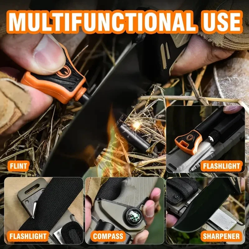 Cuchillo de supervivencia de hoja fija Gerber Portland Oregon afilado descontinuado Foto 3 de 4