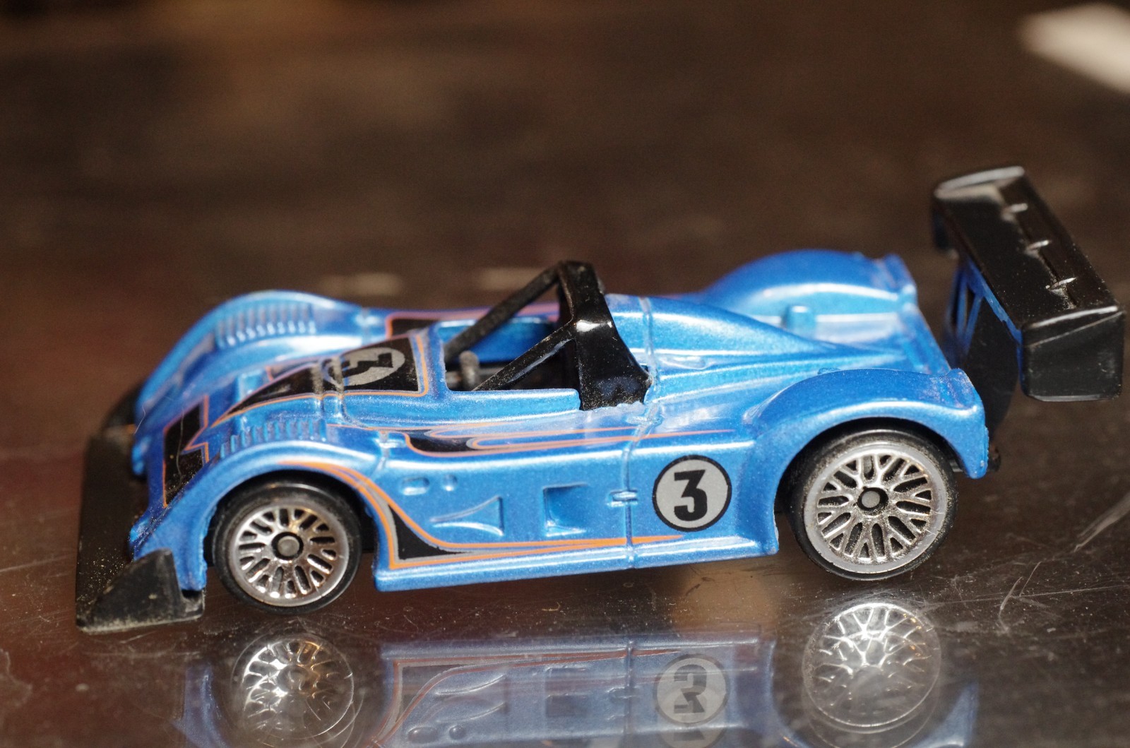 Hot Wheels 2007 RILEY & SCOTT Mk III Blue W/Black Wing Mint/Loose