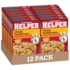 Hamburger Helper Cheesy Hashbrowns, 5.5 Ounces, 12 per Ounce (Pack of 12) 