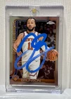 Jalen Brunson Signed 2025 Topps Chrome Card New York Knicks Autographed NBA IP