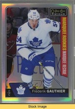 2016 O-Pee-Chee Platinum Marquee Rookies Rainbow Frederik Gauthier #162 READ a4x