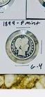 1899 Barber Quarter 90% Silver 25C Philadelphia Mint Better Grade