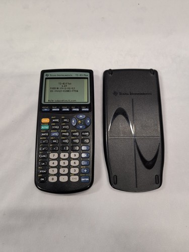 Texas Instruments TI-83 Plus Graphing Calculator with Cover - Fully Tested