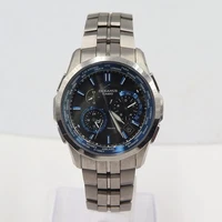 CASIO OCEANUS Manta OCW-S1400-1AJF Radio Solar Chronograph Titanium Black Watch