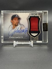2017 John Smoltz Topps Dynasty Auto Game Used 3 Color Patch /10 1st Ballot HOF!!