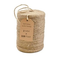 Garden Twine 3mm, 328 Feet Natural Jute Twine for Garden, Crafts, Gifts