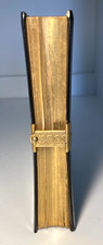 Antique 1896 German Hymnal Velvet Spine Brass Clasp Gilt Sachsen