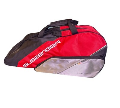 Slazenger ''XCEL SERIES'' 2 Compartment Tennis Racquet Bag Strap Holds 2 Racquets