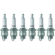 NGK Spark Plug 3923 (6-PACK); BPR8ES 14mm Copper Core Nickel, Flat Seat, HR 8