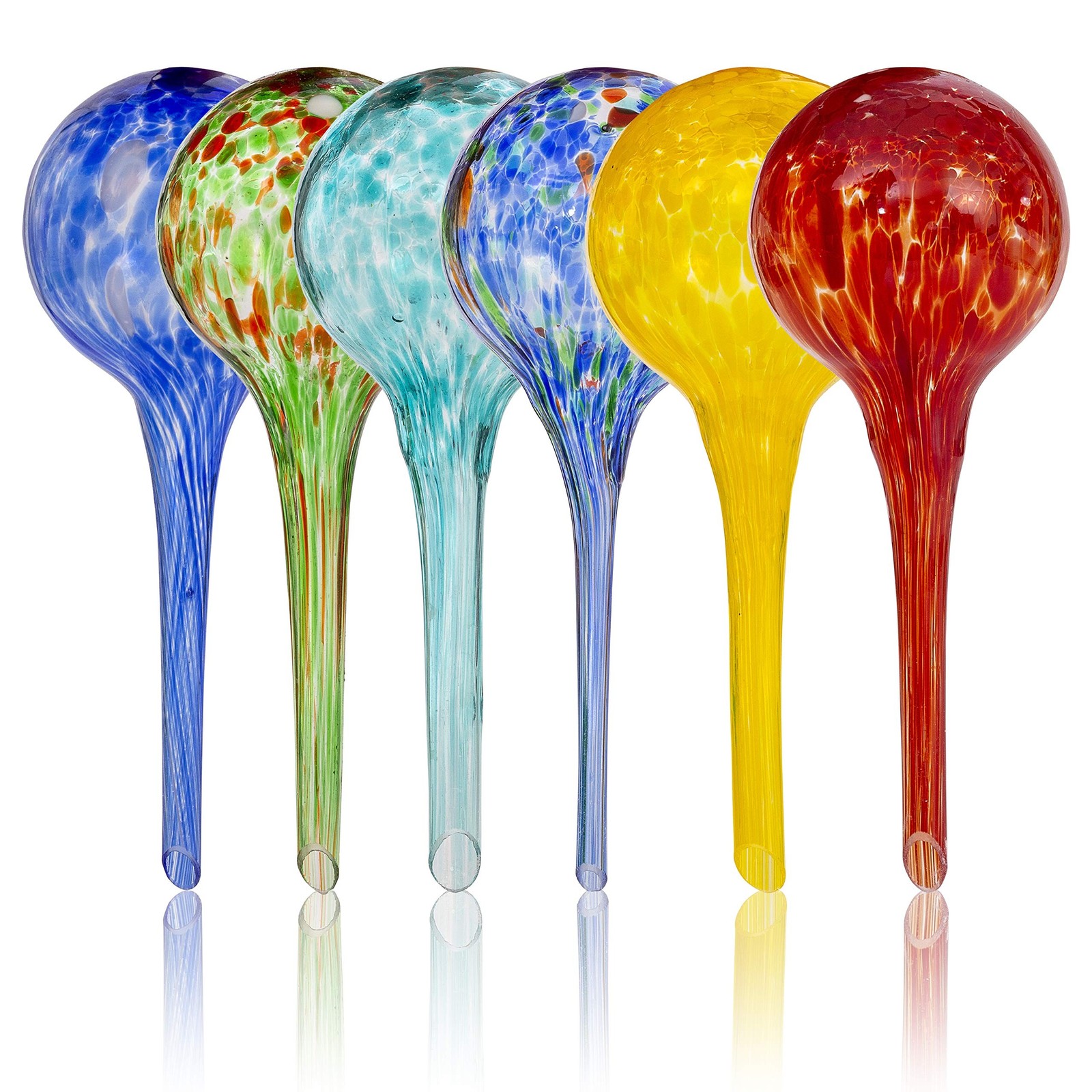Besti Large Self Watering Globes for Plants (6-Pack) Waters Greenery Up to 2 ...