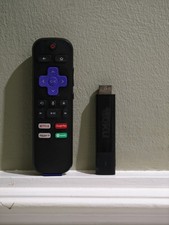 Roku Streaming Stick 4K Model 3810X with Voice Remote & Power Cable