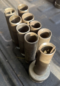 9pc B&S 22H Feed Finger Collet Lot W/ 27-22H Adapter Screw Machine Brown Sharpe