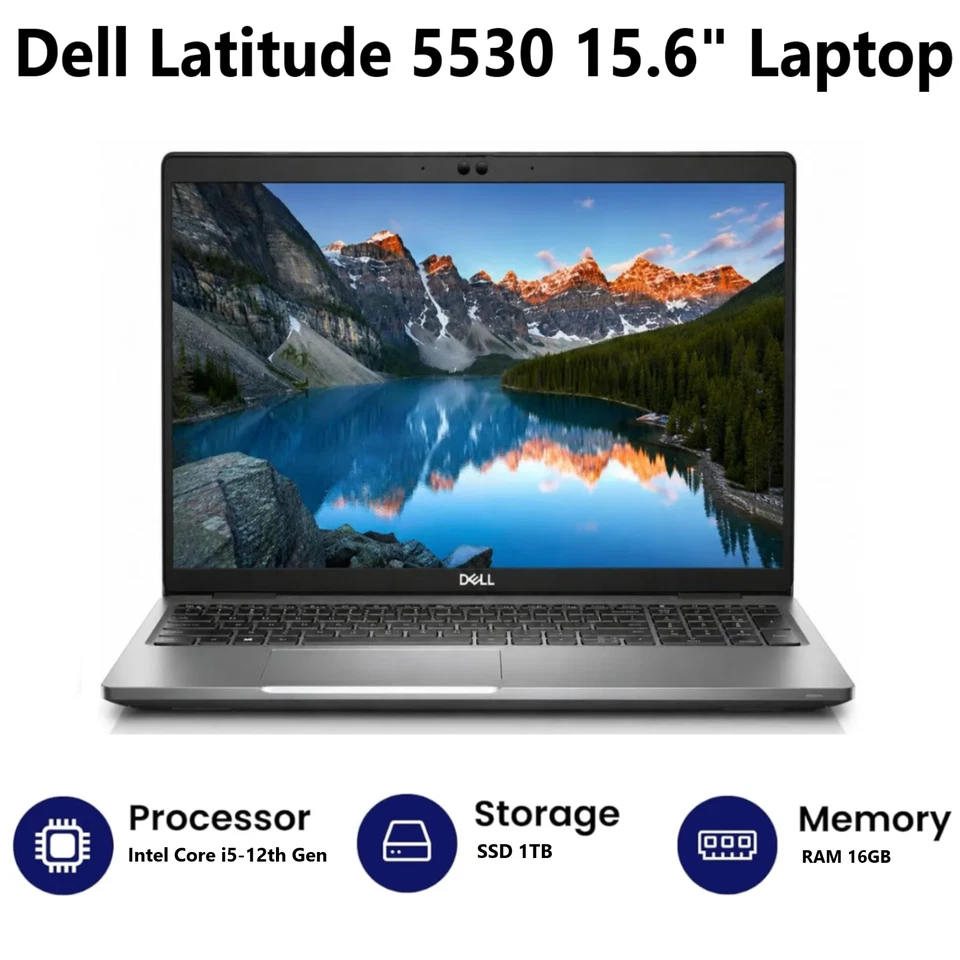 Dell Latitude 5530 · i5-1245U · 16GB · 1TB, photo 2 of 5